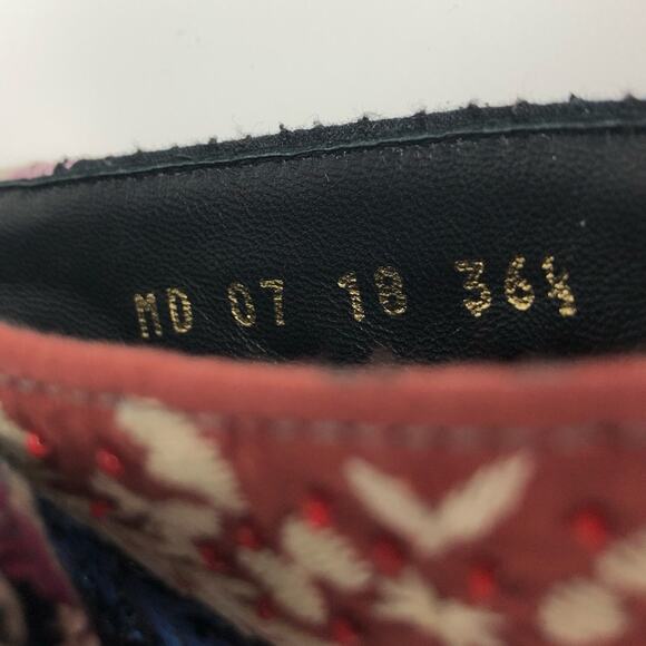 NEW Dior Diorage Patchwork Embroidered Beaded Peace and Love Tall Boots 36.5 - Picture 11 of 11